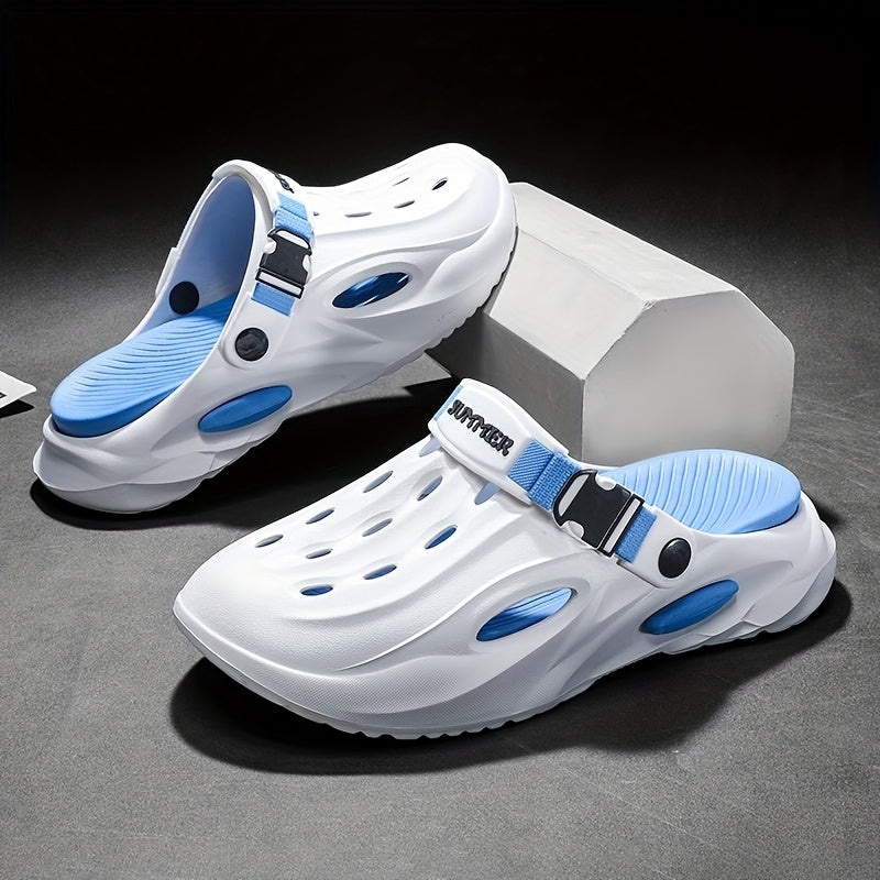 Men'S and Women'S Summer EVA Slides - Lightweight, Breathable, Non-Slip Comfort Sandals for Beach, Hiking, and Casual Wear, Soft Sole, Open Toe, Stylish Black and White Design, Beach Sandals | Summer Footwear | EVA Material Sandals, Summer Sandals