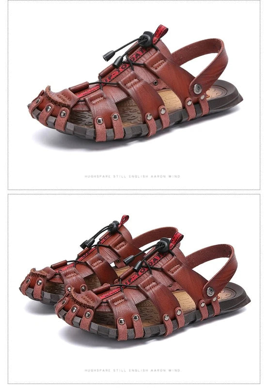 Summer Men's Sandals Outdoor Beach Slippers Comfortable Breathable Sandals