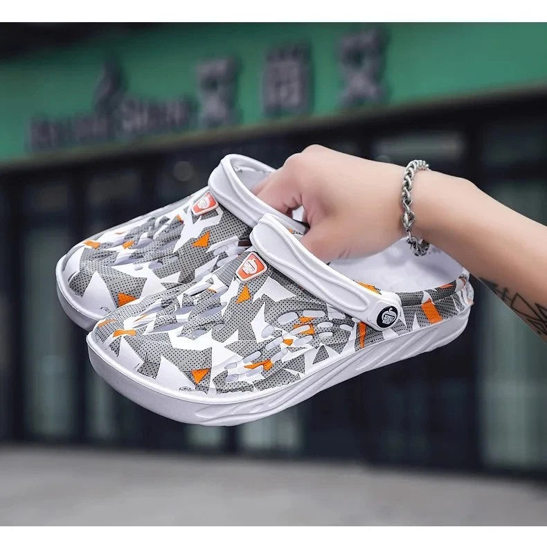 Snap Garden Clogs Mens Sandals Beach Slippers Swimming Slip Resistant