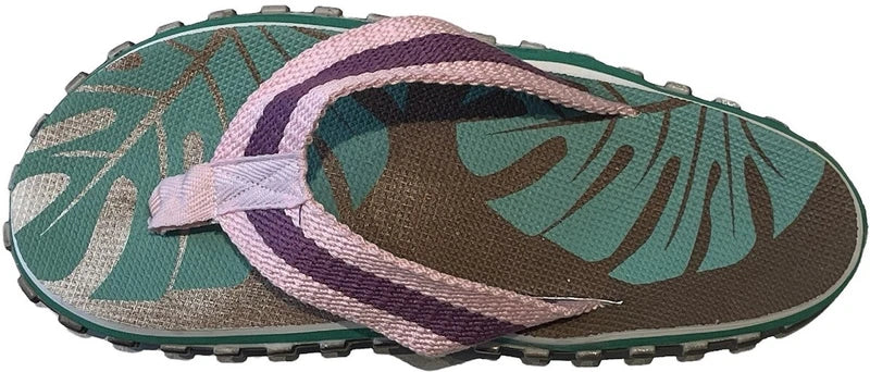 Beach Religion Leaf Summer Thong Slippers Toe Sandals Slides Bathingshoes pink