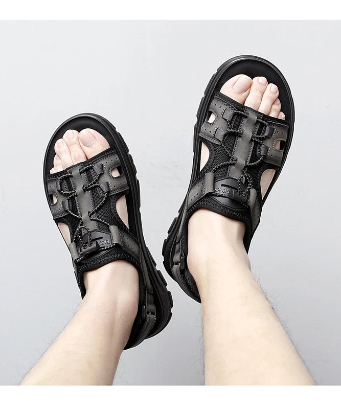 Summer Men's Casual Shoes Comfortable Trekking Sandals Outdoor Beach Slipper