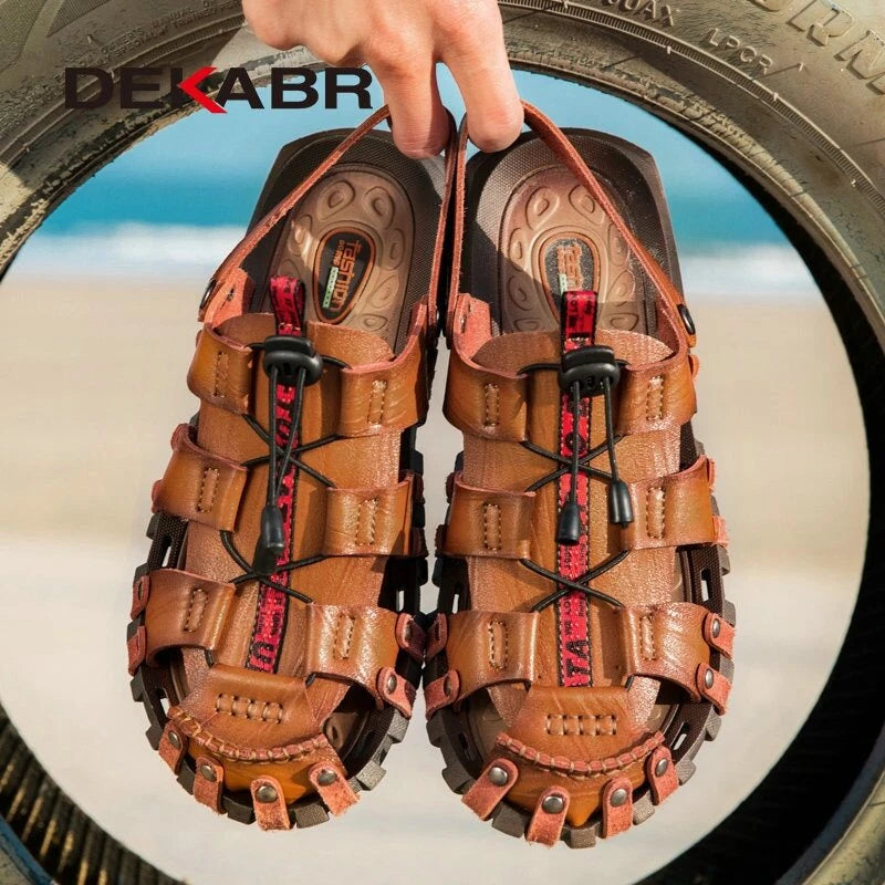 Summer Men's Sandals Outdoor Beach Slippers Comfortable Breathable Sandals