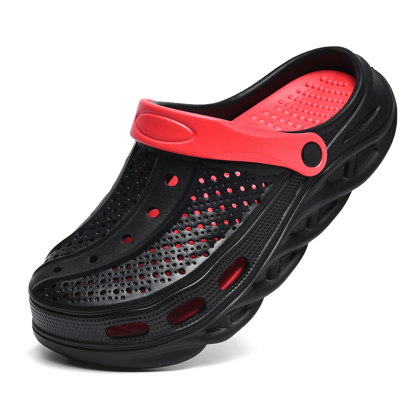 Men's EVA Slides, Casual Non Slip Slippers, Open Toe Shoes For Indoor Outdoor Beach Shower