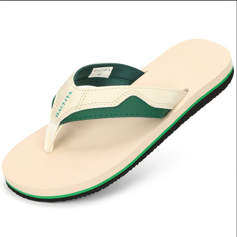 Men'S Lightweight Slip-On Flip Flops with Arch Support - Comfortable Non-Slip Rubber Sole, Durable EVA Insole & Arch Support for Indoor/Outdoor Beach, Hiking, Casual Wear - Spring Summer Fall Fashion Sandals, Beach Shoes, Arch Support Sandals, Minimalist