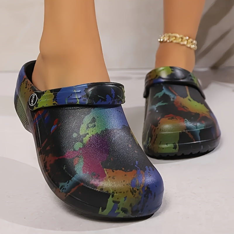 Women's Summer Clogs - Breathable, Thick Sole Slip-On Sandals with Soft EVA Material for Indoor/Outdoor Use, Casual Style, Solid Color, Round Toe Design, Comfortable & Lightweight