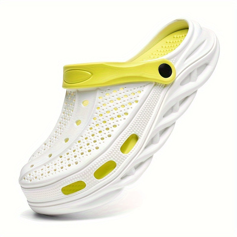 Men's EVA Slides, Casual Non Slip Slippers, Open Toe Shoes For Indoor Outdoor Beach Shower
