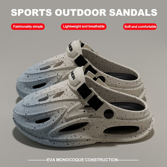 Men's Lightweight EVA Sandals - Slip-On Open-Toe Flip Flops Black/Purple/, Cushioned Footbed for Beach, Gym, Travel - Non-Slip Sole, Easy-Clean Casual Shoes for Men & Women, Outdoor Walking, Streetwear Style, Breathable Material, Versatile Footwear,