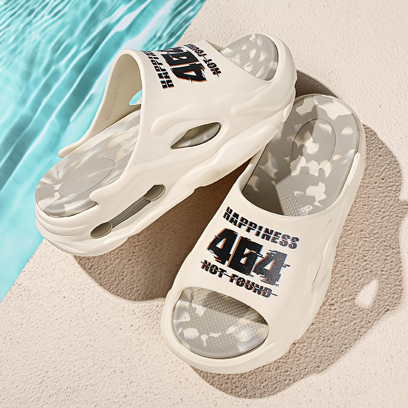 Unisex EVA Slide Sandals - Lightweight Non-Slip Indoor/Outdoor Beach Shower Slippers with Cushioned Insole, Breathable Open-Toe Design for Men & Women - Spring Summer Casual Shoes, Indoor Footwear, Minimalist Style, Durable Footwear, Minimalist Lifestyle