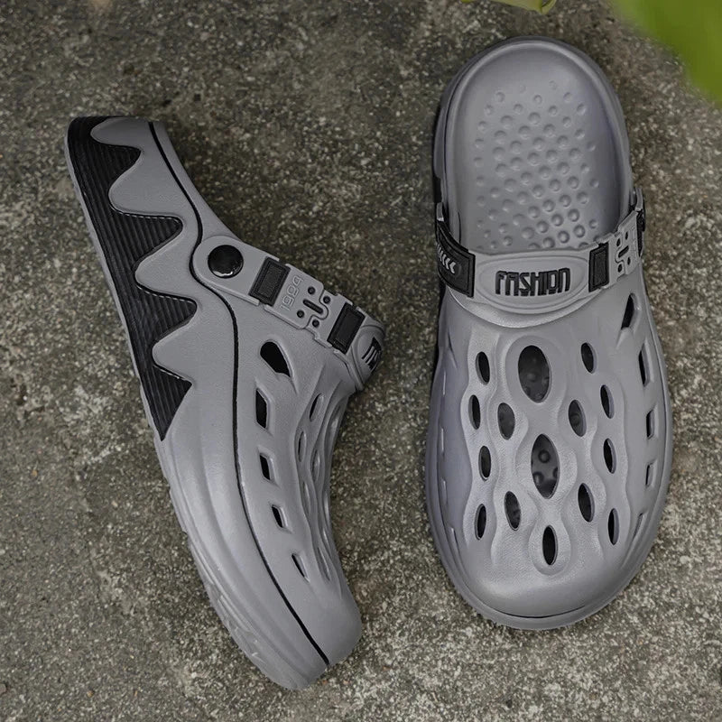 Men's Summer Shoes Style Cave Shoes Double Wear Slippers Beach Outdoor Sandals