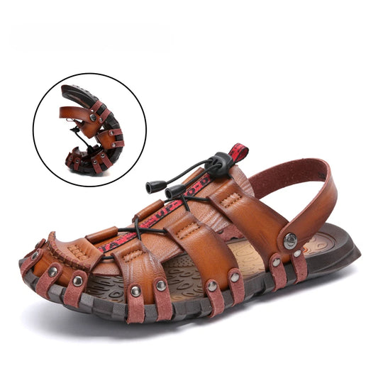 Summer Men's Sandals Outdoor Beach Slippers Comfortable Breathable Sandals