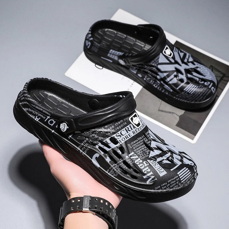 Mens Womens Beach Garden Pool Anti-slip Clogs Mules Sandals Slippers Flats Shoes