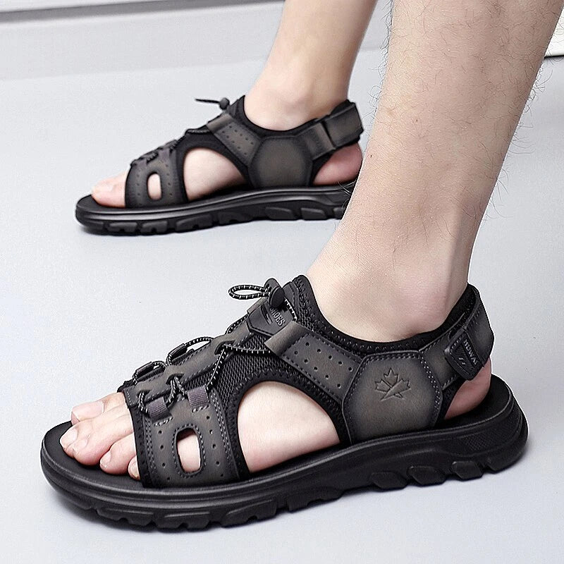Summer Men's Casual Shoes Comfortable Trekking Sandals Outdoor Beach Slipper