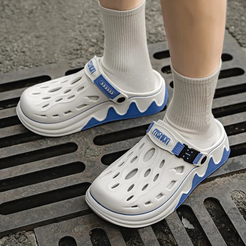 Men's Summer Shoes Style Cave Shoes Double Wear Slippers Beach Outdoor Sandals