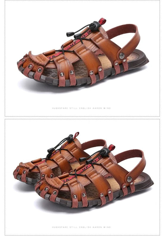 Summer Men's Sandals Outdoor Beach Slippers Comfortable Breathable Sandals