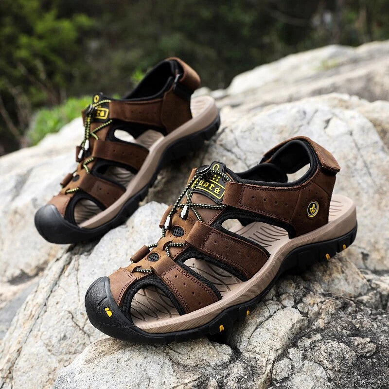 Summer Men's Sandals Outdoor Walking Shoes Comfortable Non-slip Beach Slipper