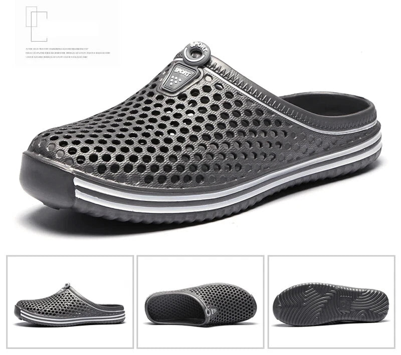 Comfortable Sandals Beach Shoes Slip on Garden Clogs Casual Water Shower Slipper