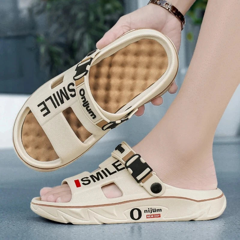 New Men's Massage EVA Slides Ultimate Comfort for Indoors Outdoors Shoes Gift