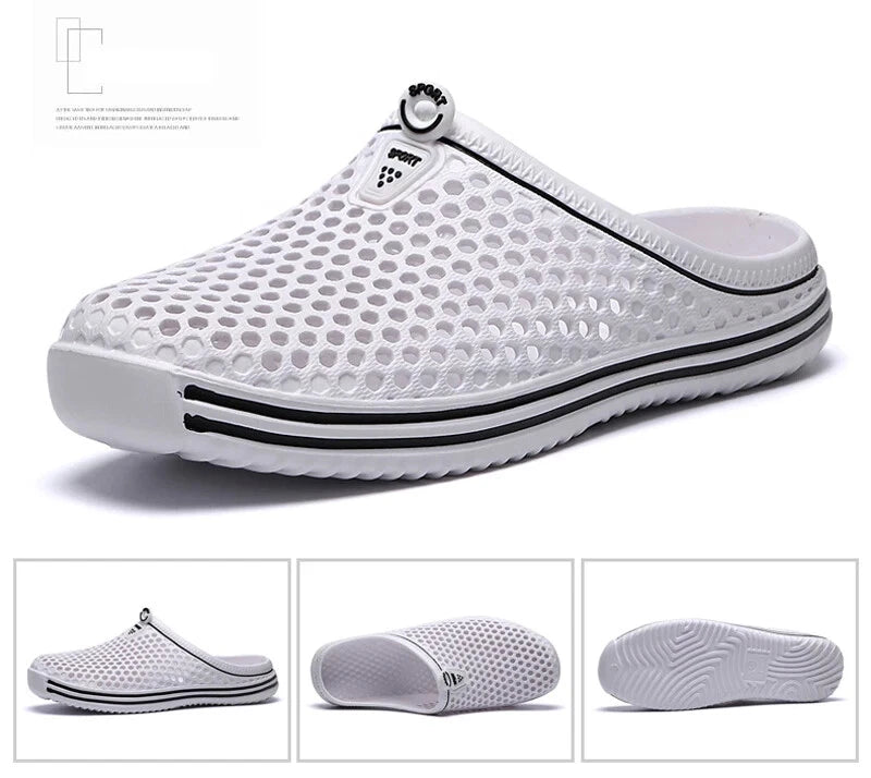 Comfortable Sandals Beach Shoes Slip on Garden Clogs Casual Water Shower Slipper