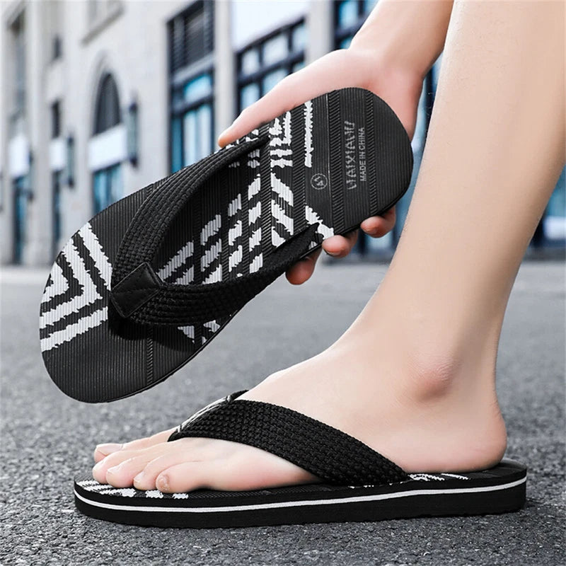 Mens Flip Flops Fashion Slip on Thong Slippers Sandals Summer Beach Shoes