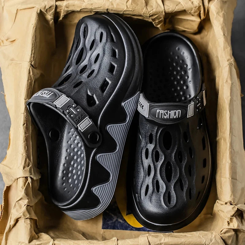 Men's Summer Shoes Style Cave Shoes Double Wear Slippers Beach Outdoor Sandals