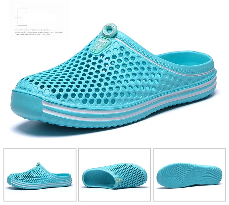Comfortable Sandals Beach Shoes Slip on Garden Clogs Casual Water Shower Slipper