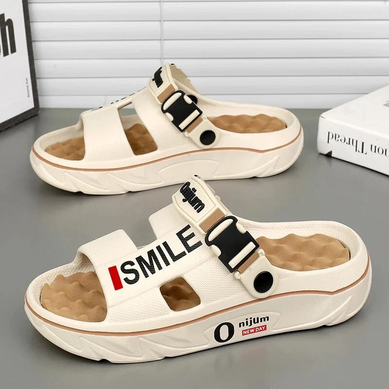 New Men's Massage EVA Slides Ultimate Comfort for Indoors Outdoors Shoes Gift