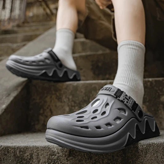 Men's Summer Shoes Style Cave Shoes Double Wear Slippers Beach Outdoor Sandals