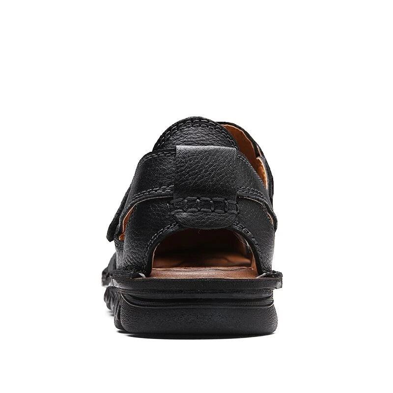 Leather Sandals Summer Outdoor Handmade Sandals Comfortable Beach Slipper
