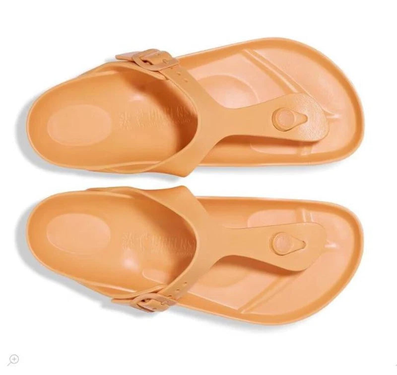 Birkenstock Unisex Gizeh Essentials EVA Sandal, Papaya