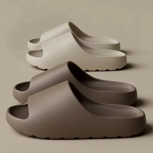 Comfortable Thick Sole Slippers Yeezy Style Summer Beach Slide Sandals (Unisex)