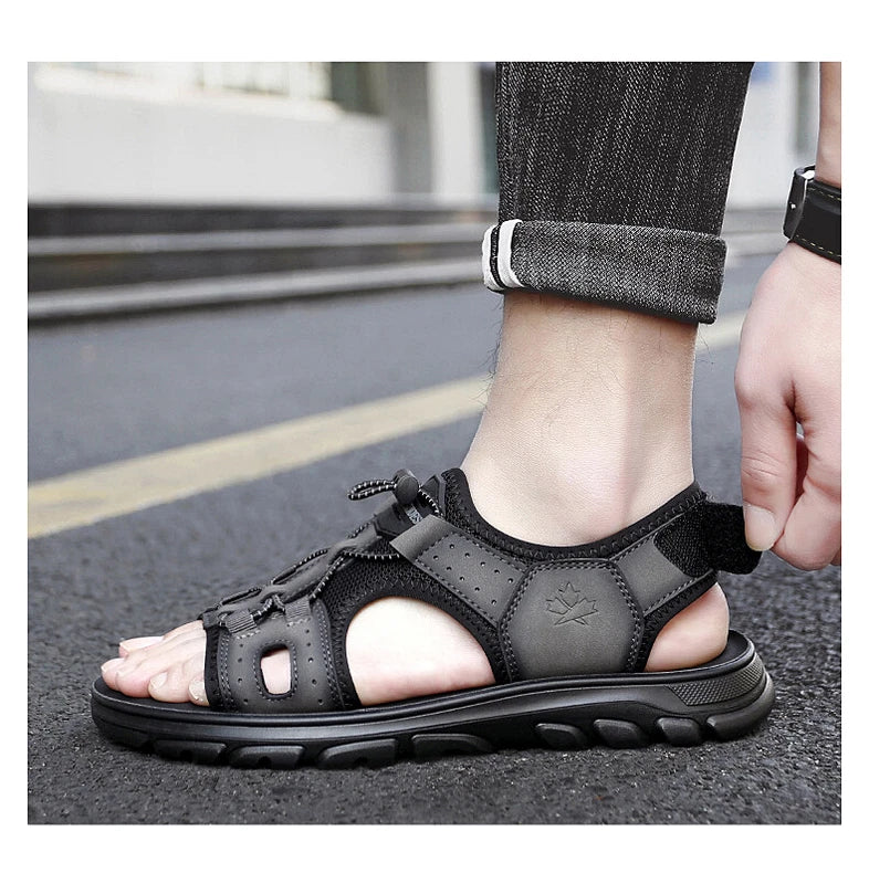 Summer Men's Casual Shoes Comfortable Trekking Sandals Outdoor Beach Slipper
