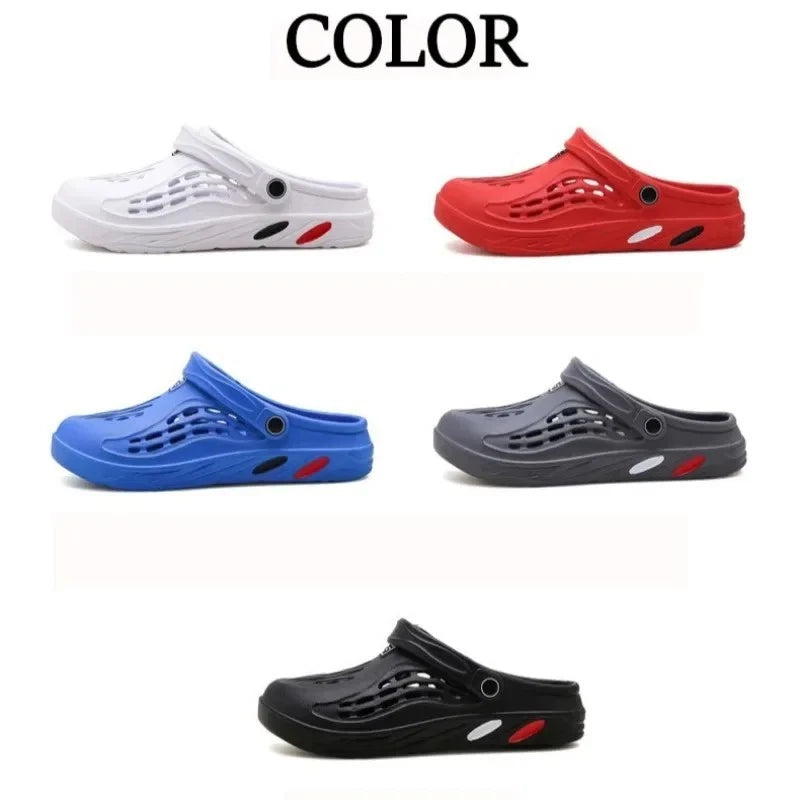 Summer Men Sandals Light EVA Casual Clogs Shoes Home Beach Garden Outdoor Gift