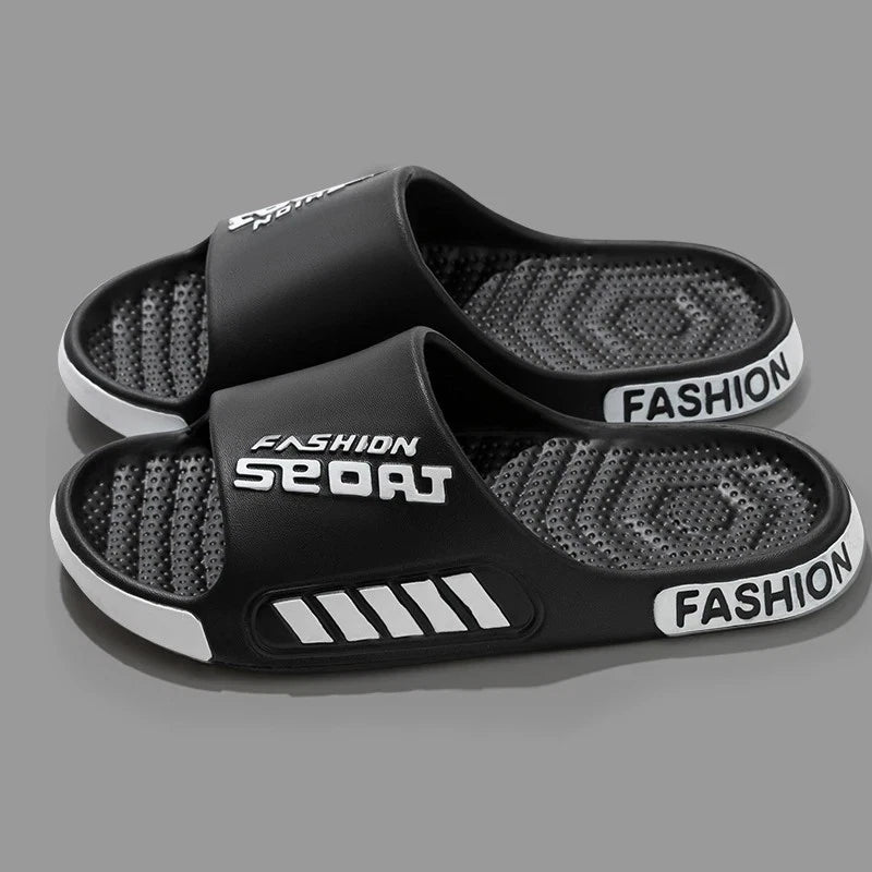 Men's Lightweight Summer Slippers Open Toe Indoor Outdoor Slides Flip Flops Gift