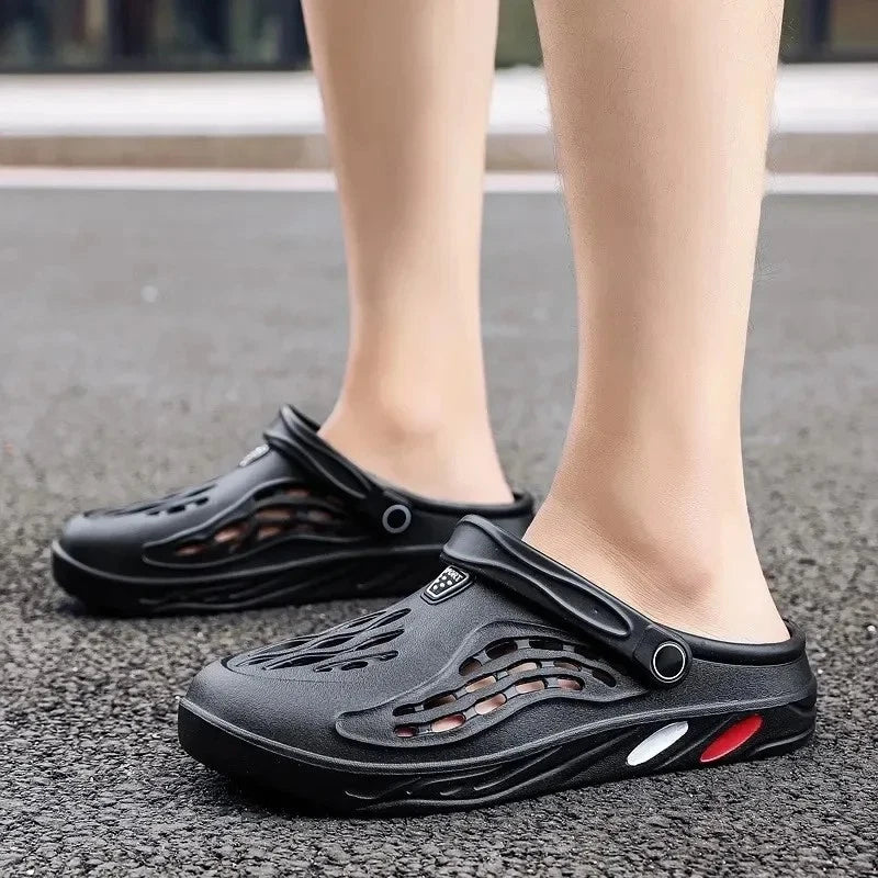 Summer Men Sandals Light EVA Casual Clogs Shoes Home Beach Garden Outdoor Gift