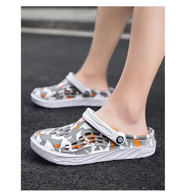 Snap Garden Clogs Mens Sandals Beach Slippers Swimming Slip Resistant