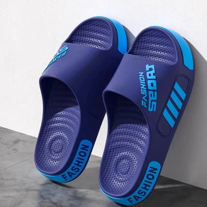 Men's Lightweight Summer Slippers Open Toe Indoor Outdoor Slides Flip Flops Gift