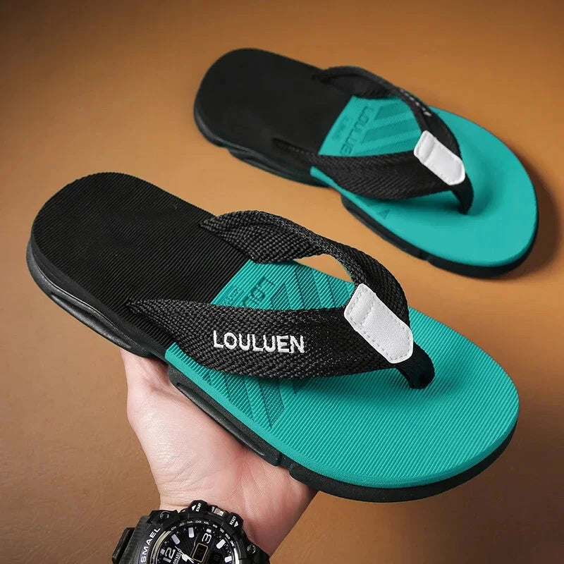 High quality brand men flip flops summer beach flip flops men fashion breathable