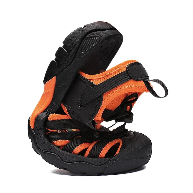 Summer Men's Sandals Roman Beach Slippers Outdoor Wading Non-slip Sneakers