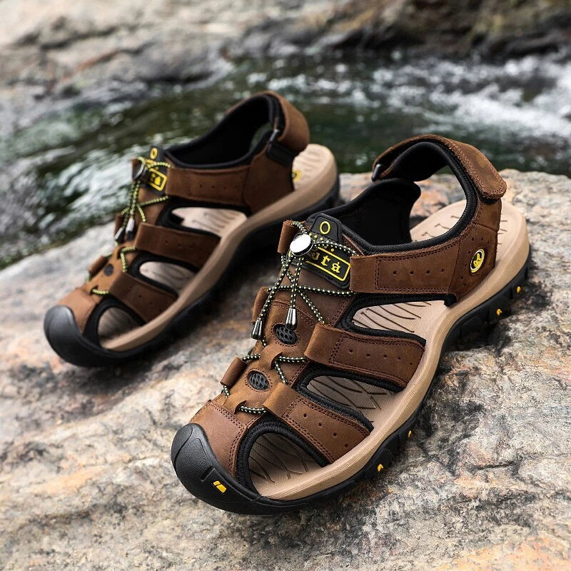 Summer Men's Sandals Outdoor Walking Shoes Comfortable Non-slip Beach Slipper