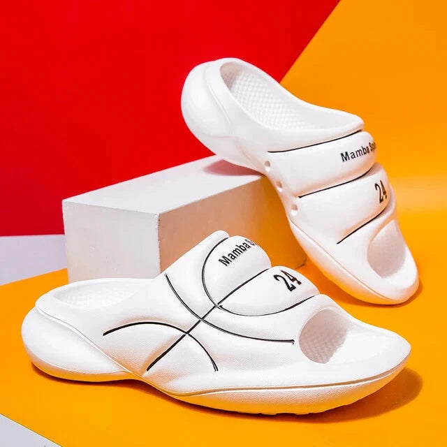 Mens Original Basketball Slippers Fashion Slides Outdoor Beach Shoes Sandals