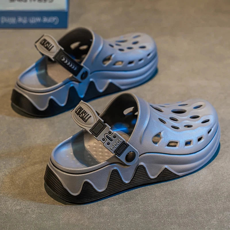 Men's Summer Shoes Style Cave Shoes Double Wear Slippers Beach Outdoor Sandals