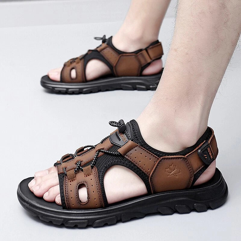 Summer Men's Casual Shoes Comfortable Trekking Sandals Outdoor Beach Slipper