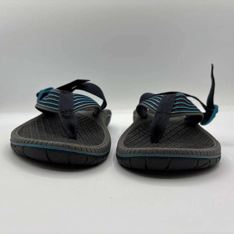 Teva Bomber Flip Flops Mens Size 5 Black/Blue Slip On Thong Slides Sandals Beach
