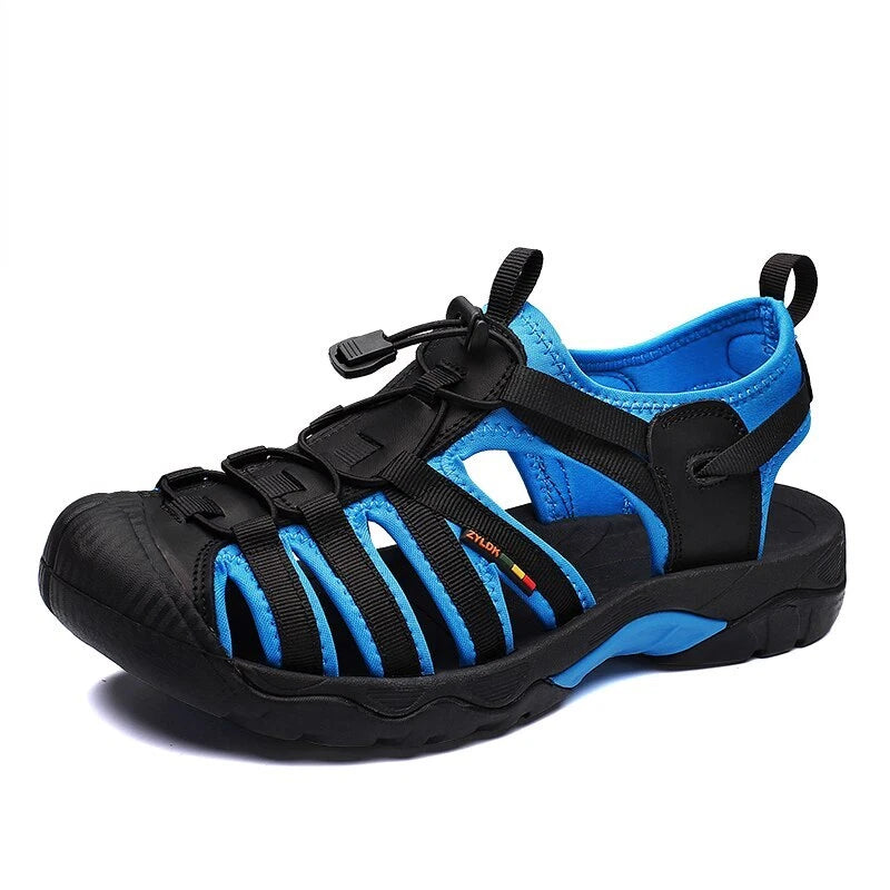 Summer Men's Sandals Roman Beach Slippers Outdoor Wading Non-slip Sneakers