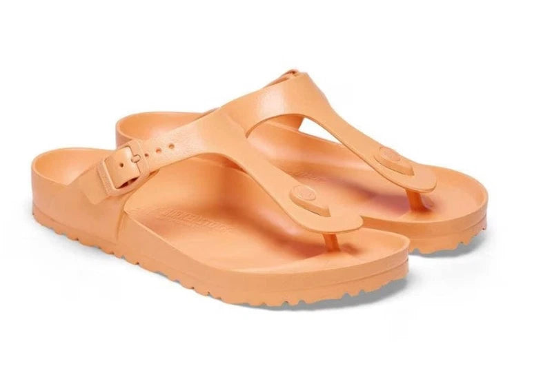Birkenstock Unisex Gizeh Essentials EVA Sandal, Papaya