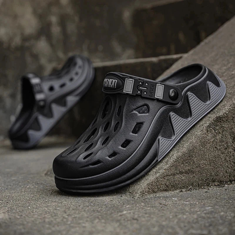 Men's Summer Shoes Style Cave Shoes Double Wear Slippers Beach Outdoor Sandals