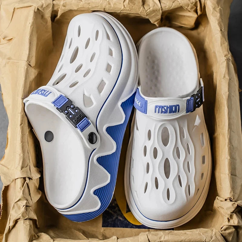Men's Summer Shoes Style Cave Shoes Double Wear Slippers Beach Outdoor Sandals