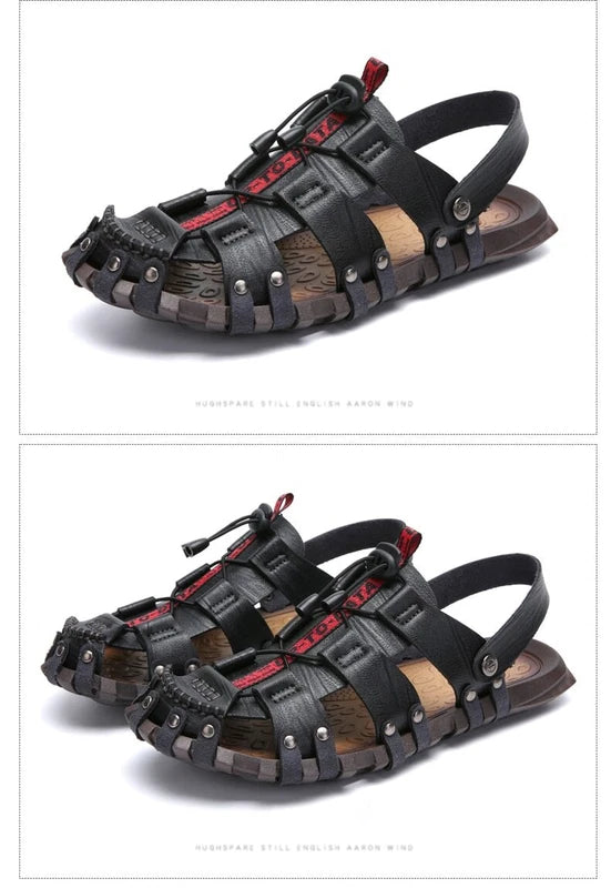 Summer Men's Sandals Outdoor Beach Slippers Comfortable Breathable Sandals