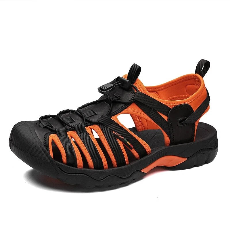 Summer Men's Sandals Roman Beach Slippers Outdoor Wading Non-slip Sneakers