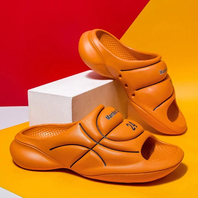 Mens Original Basketball Slippers Fashion Slides Outdoor Beach Shoes Sandals